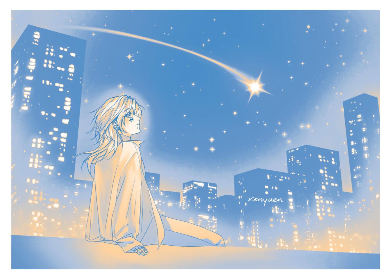 from dawn to dusk lie memories of us from sea to stars from sky to sand where we walk hand in hand a piece of my heart in gold and blue let me spend more days with you